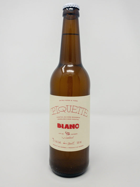 Piquette Blanc - Cidre - Entre Pierre & Terre - Beau Dégât Bièrerie de Quartier