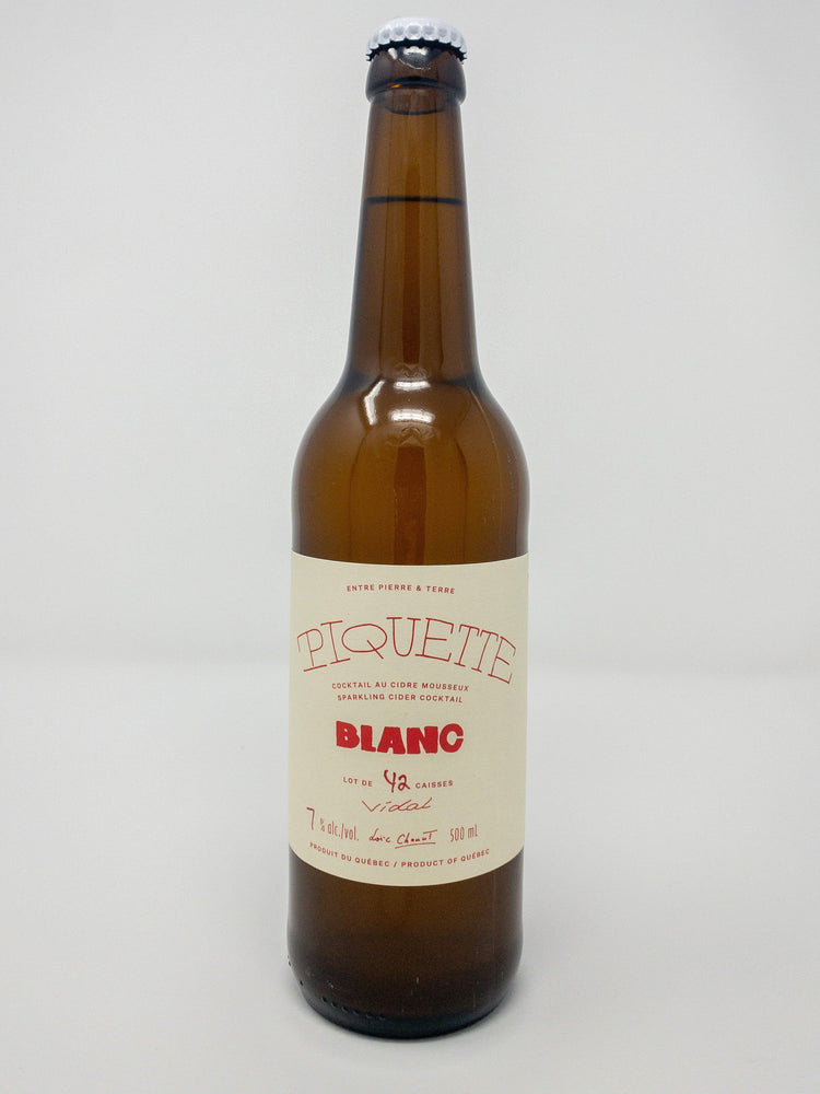 Piquette Blanc - Cidre - Entre Pierre & Terre - Beau Dégât Bièrerie de Quartier