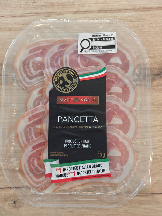 Pancetta douce tranchée