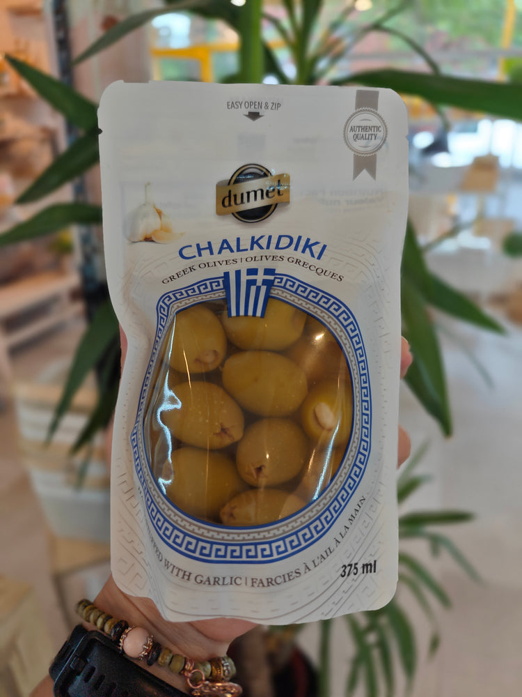 Olives Chalkidiki farcies aux amandes