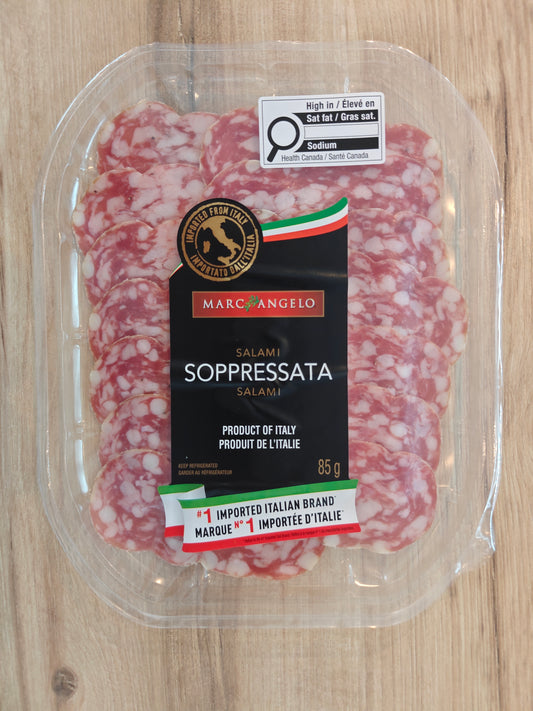 Salami sopressata tranché