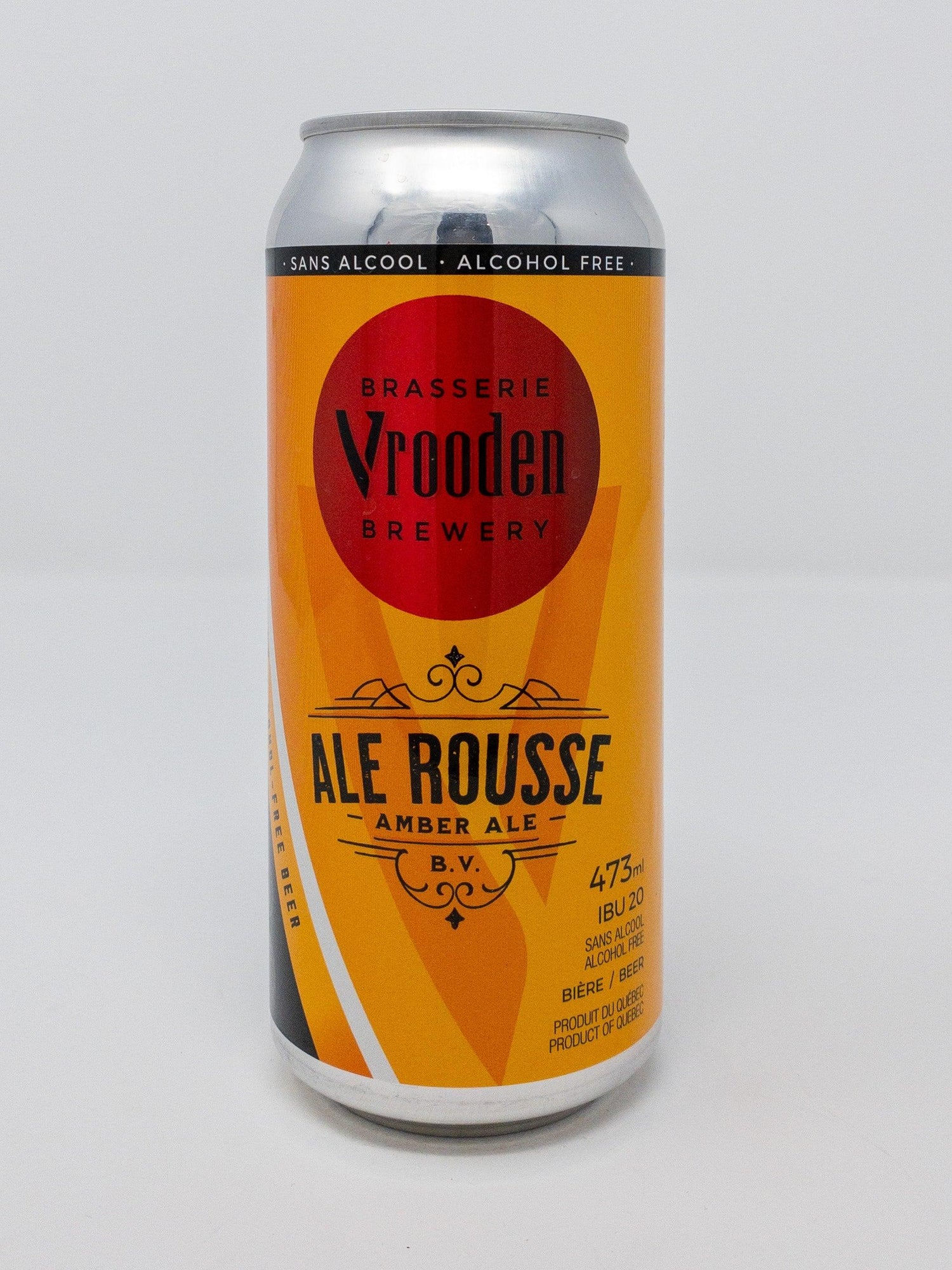 SANS ALCOOL Ale Rousse - Sans Alcool - Brasserie Vrooden - Beau Dégât Bièrerie de Quartier