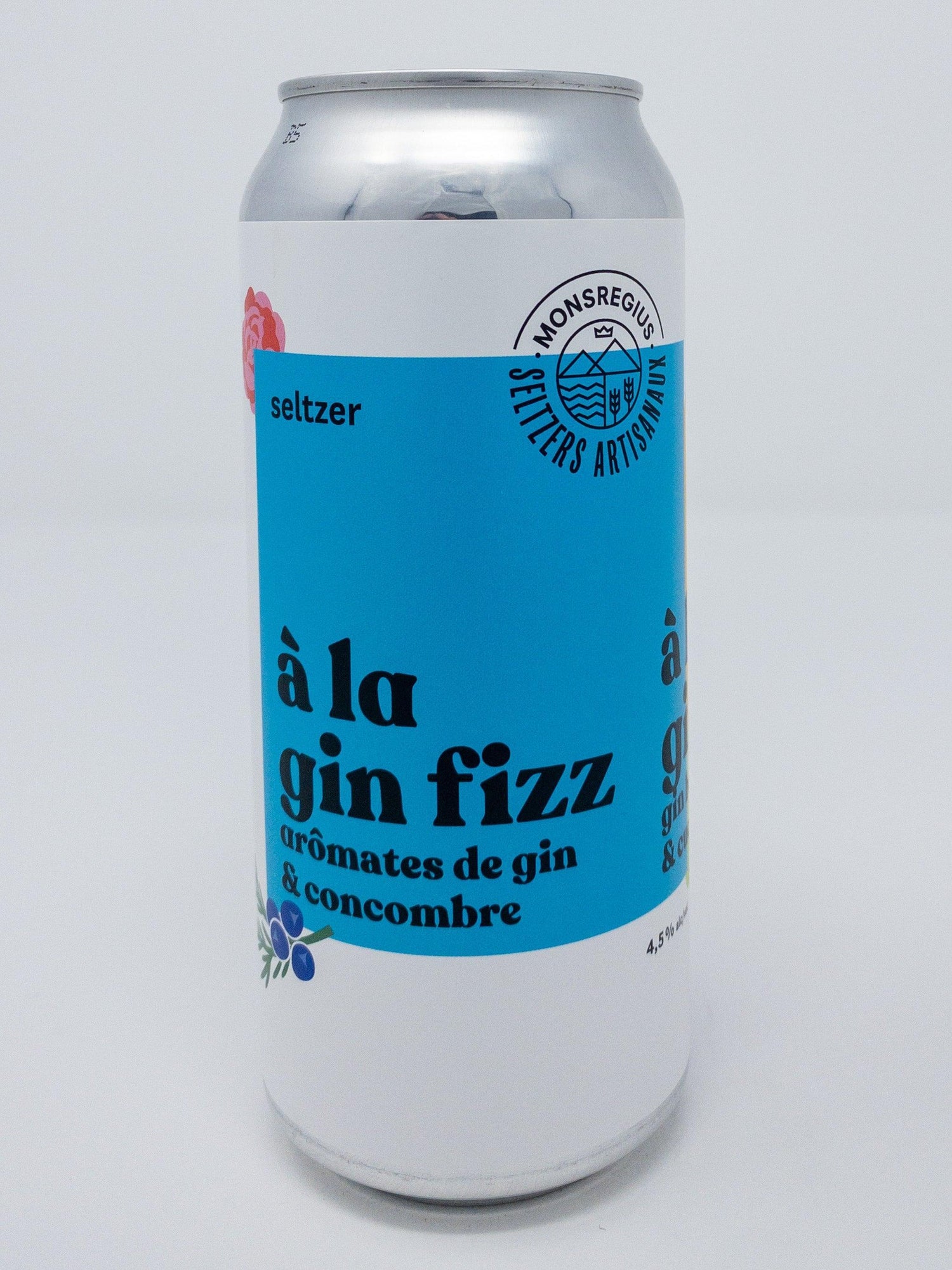 Seltzer à la Gin Fizz - Seltzer - MonsRegius - Beau Dégât Bièrerie de Quartier