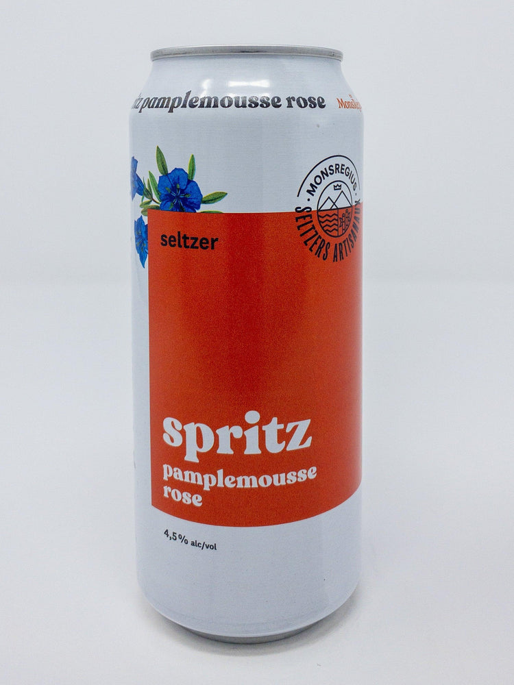 Seltzer Spritz Pamplemousse Rose - Seltzer - MonsRegius - Beau Dégât Bièrerie de Quartier