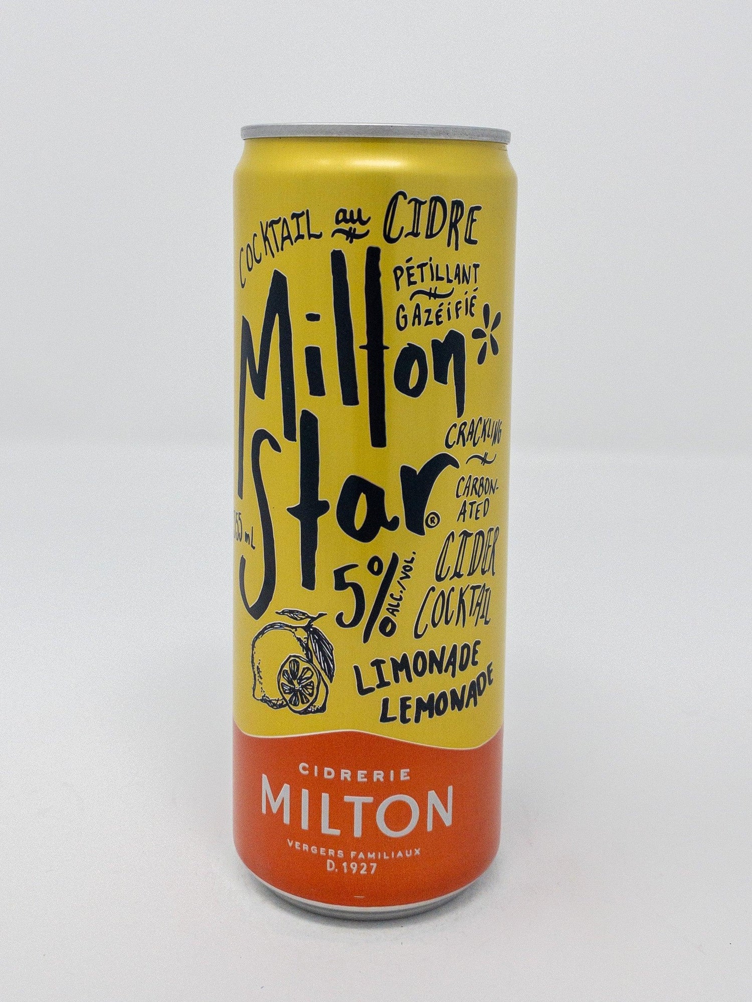 Star Limonade - Cidre - Cidrerie Milton - Beau Dégât Bièrerie de Quartier