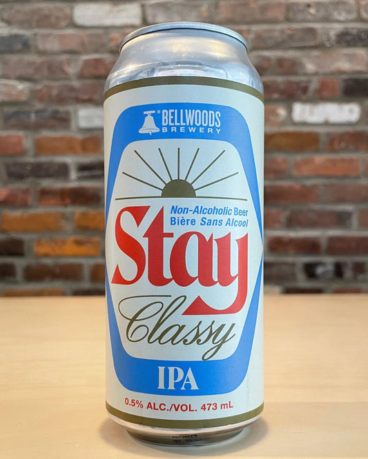 Stay CLassy - Houblonnée, Sans Alcool - Bellwoods Brewery - Beau Dégât Bièrerie de Quartier