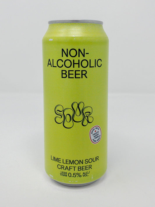 Sûre Lime Citron / Collab avec LOOP - Sans Alcool - Bière Sans Alcool - Beau Dégât Bièrerie de Quartier