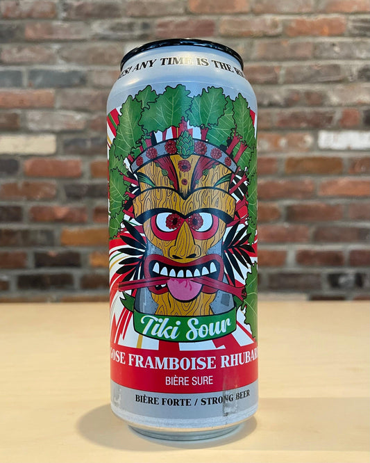 Tiki Gose Framboise Rhubarbe - Sûre - Lagabière - Beau Dégât Bièrerie de Quartier