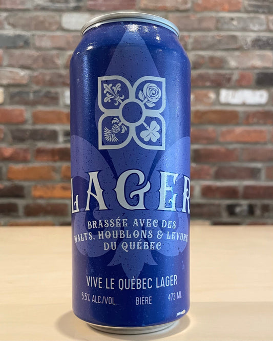 Vive Le Québec Lager - Soif - 4 Origines - Beau Dégât Bièrerie de Quartier